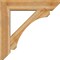 Ekena Millwork Legacy Slat Rough Sawn Bracket w/ Offset Brace, Western Red Cedar, 8"W x 36"D x 36"H BKT0806X36X36LEC06RWR - alternate 4